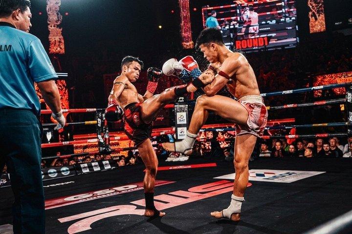 Thai madlavningsklasse og Muay Thai-kampaften på Rajadamnern