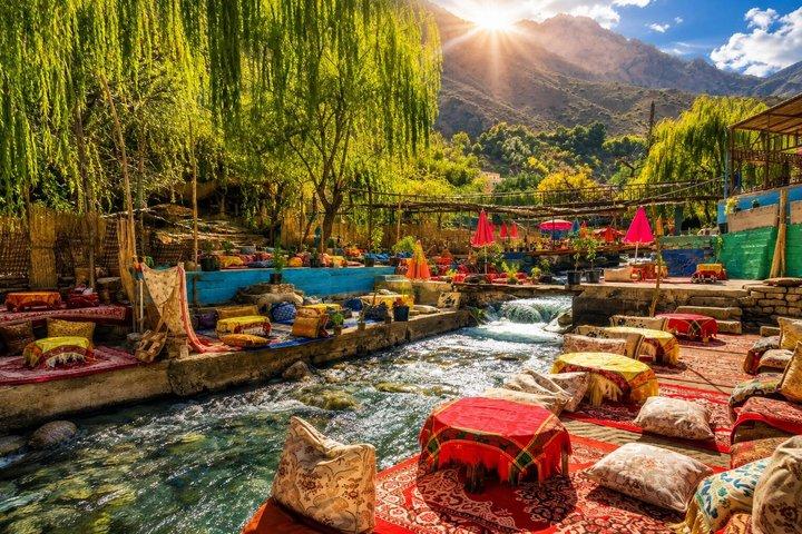 Marrakech: Ourika-vattnet, Atlasbergen, Guide & Flodlunch