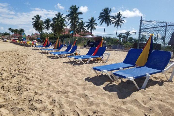 St. Lucia Beach Day with Paradise Beach Comforts & Transportation