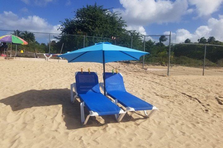 St. Lucia Beach Day with Paradise Beach Comforts & Transportation
