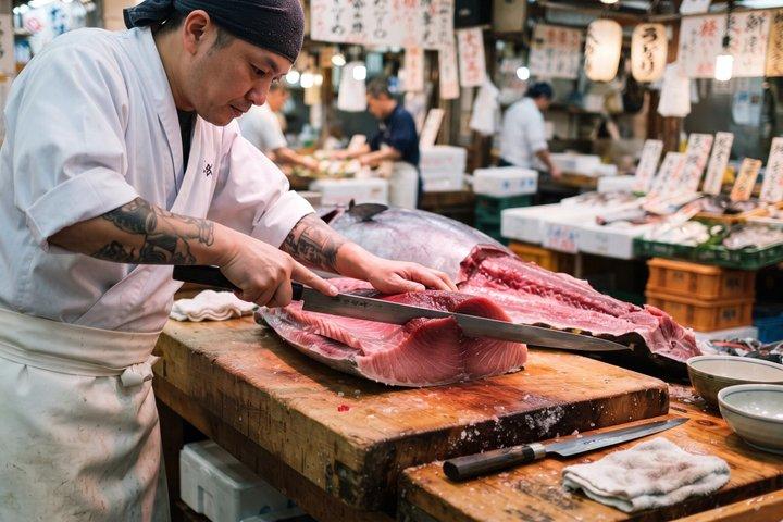 東京プライベートツアー チームラボプラネッツと築地市場