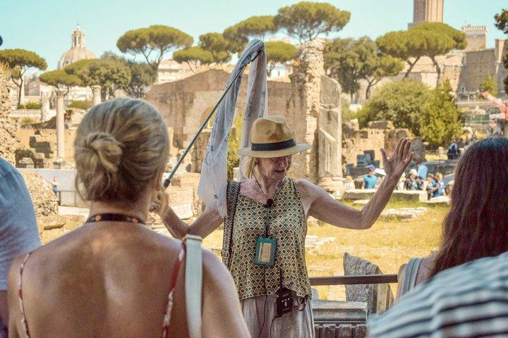 Visita guiada al Coliseo, la Colina Palatina y el Foro Romano