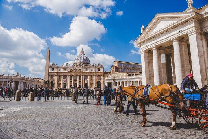 Papal Audience Experience in St. Peter's Square with Host
