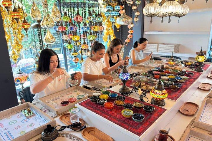 Istanbul Turkish Mosaic Lamp Workshop in Suleymaniye All Included