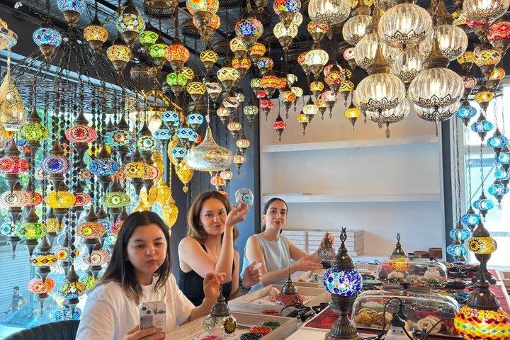 Istanbul Turkish Mosaic Lamp Workshop in Suleymaniye All Included