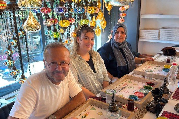 Istanbul Turkish Mosaic Lamp Workshop in Suleymaniye All Included