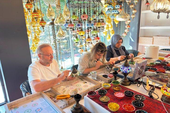 Istanbul Turkish Mosaic Lamp Workshop in Suleymaniye All Included