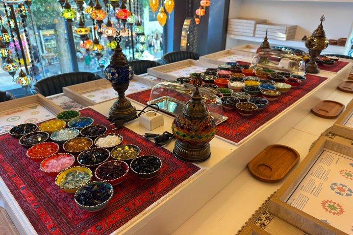 Istanbul Turkish Mosaic Lamp Workshop in Suleymaniye All Included
