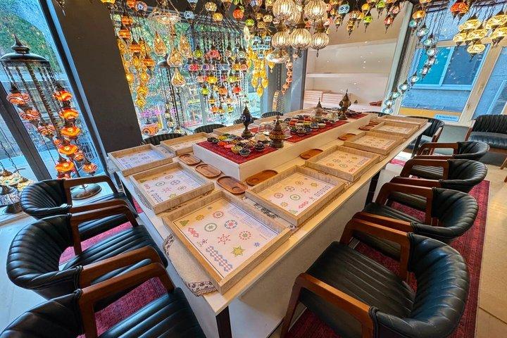 Istanbul Turkish Mosaic Lamp Workshop in Suleymaniye All Included
