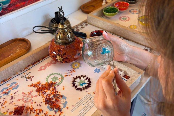 Istanbul Turkish Mosaic Lamp Workshop in Suleymaniye All Included
