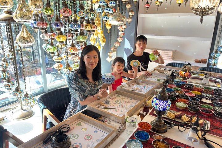 Istanbul Turkish Mosaic Lamp Workshop in Suleymaniye All Included