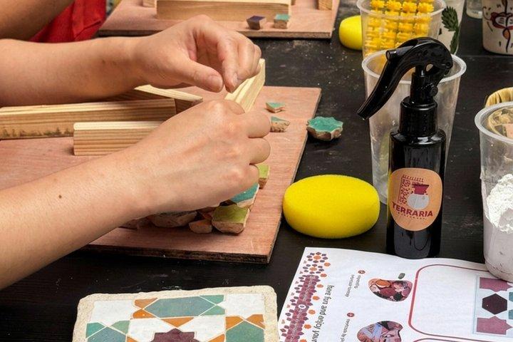 テトゥアン ユネスコ・メディナ＆自分だけのゼリージ作り体験ワークショップ