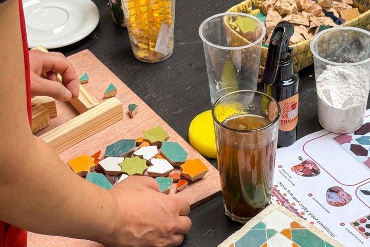 テトゥアン ユネスコ・メディナ＆自分だけのゼリージ作り体験ワークショップ