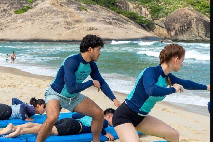 Surf Lesson + Day Use in Rio de Janeiro