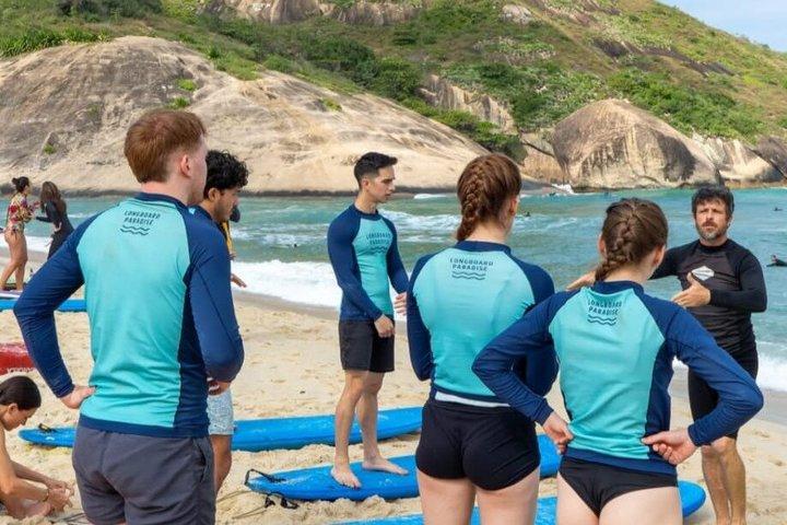 Surf Lesson + Day Use in Rio de Janeiro