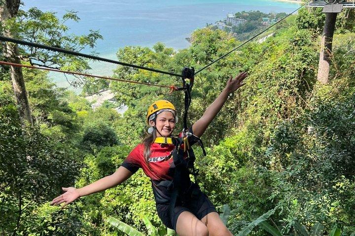 Phuket Zipline Jungle Canopy Experience with Treetop Views