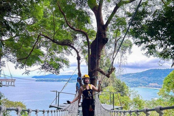 Phuket Zipline Jungle Canopy Experience with Treetop Views