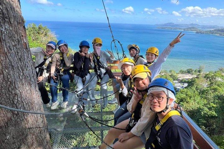 Phuket Zipline Jungle Canopy Experience with Treetop Views