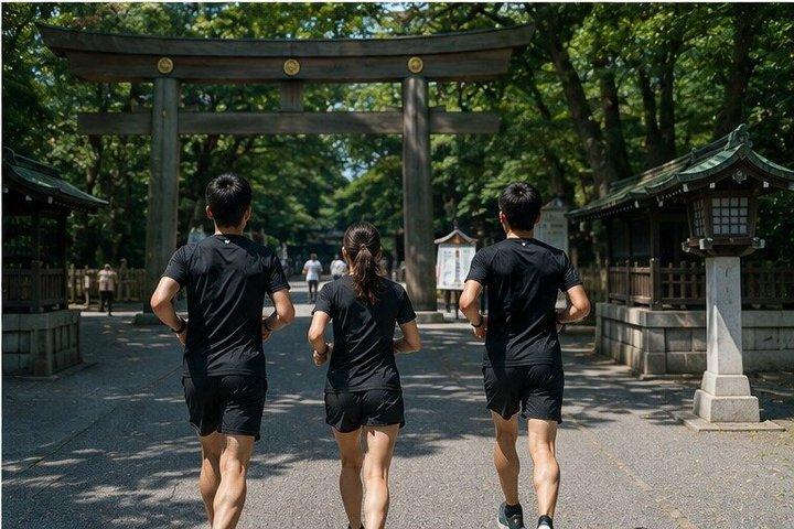 東京：地元ガイドとの1.5時間シティランニングツアー