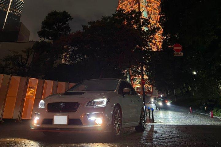 東京ナイトドライブ：大黒PA＆JDM車文化ツアー⁠