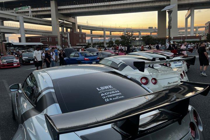 東京ナイトドライブ：大黒PA＆JDM車文化ツアー⁠