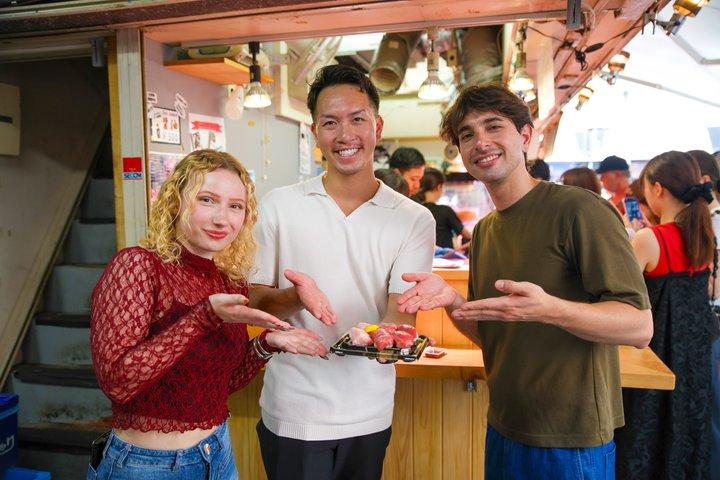 東京築地市場 屋台料理と散歩ツアー