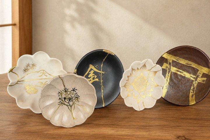 京都中心部で京都伝統の金継ぎ修理体験