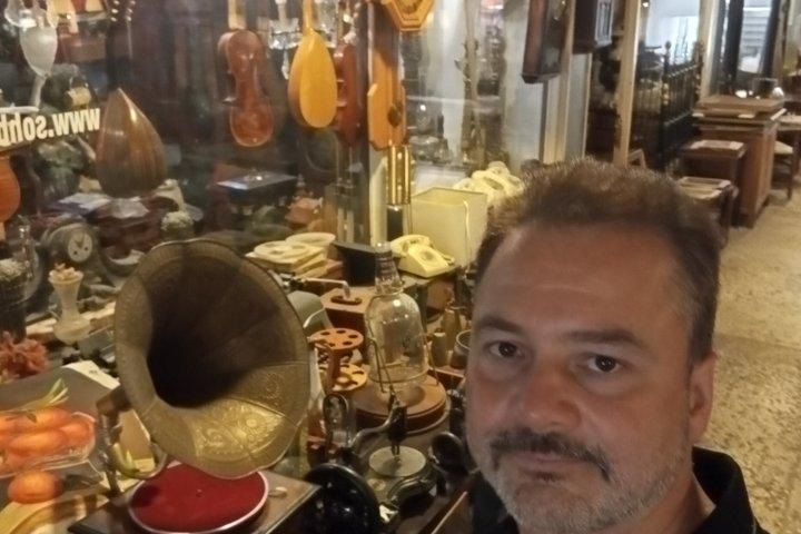 Istanbul Vintage Flea Market & Antique Photo Tour by Motorcycle