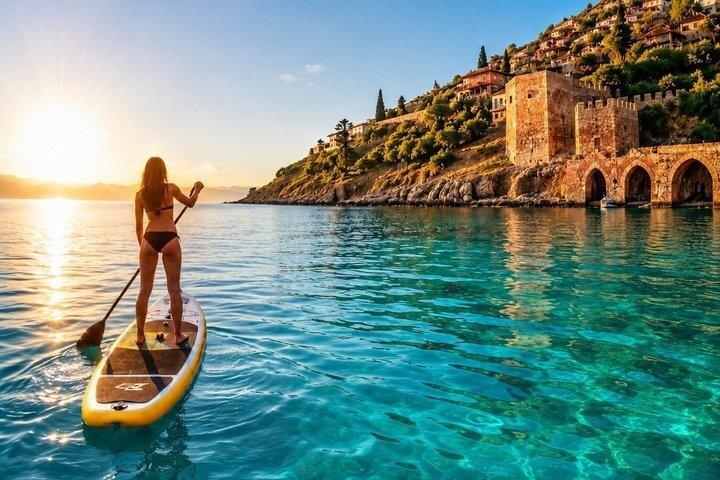 Alanya Stand Up Paddleboarding Small Group with Instructor