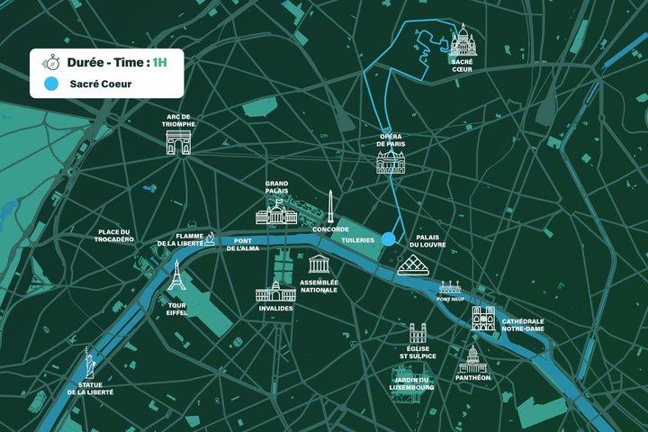 モンマルトル電動ペディキャブプライベートツアー