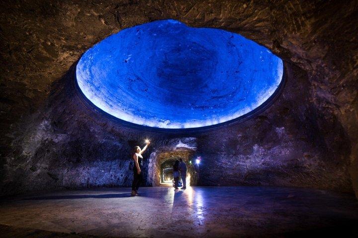 Fra Bogotá: Delt Saltkatedral. Transport inkluderet.