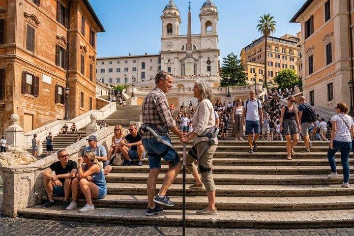 外骨格AIレンタル、疲れ知らずでローマを探索: