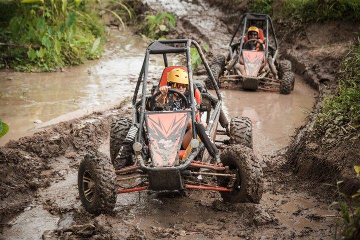 Bali Ubud Buggy Adventure Crocodile Cave, Jungle, RiceFields, Mud
