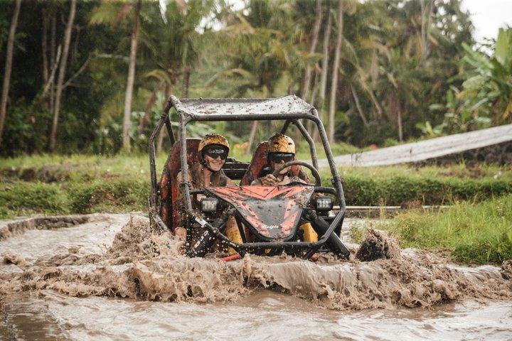 Bali Ubud Buggy Adventure Crocodile Cave, Jungle, RiceFields, Mud