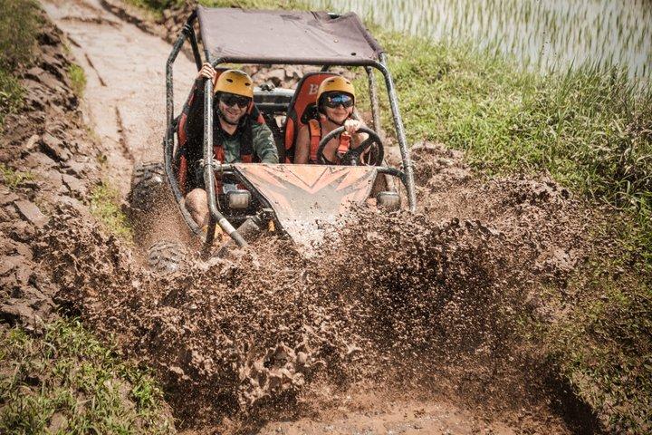 Bali Ubud Buggy Adventure Crocodile Cave, Jungle, RiceFields, Mud