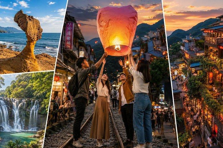 Taipei: Yehliu, Jiufen & Shifen Sky Lantern Private Tour