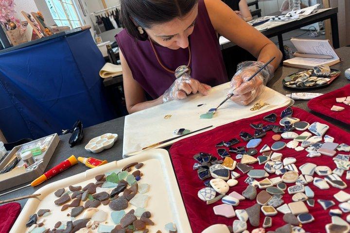 海が心配な日本の窯元と金継ぎジュエリーのワークショップ