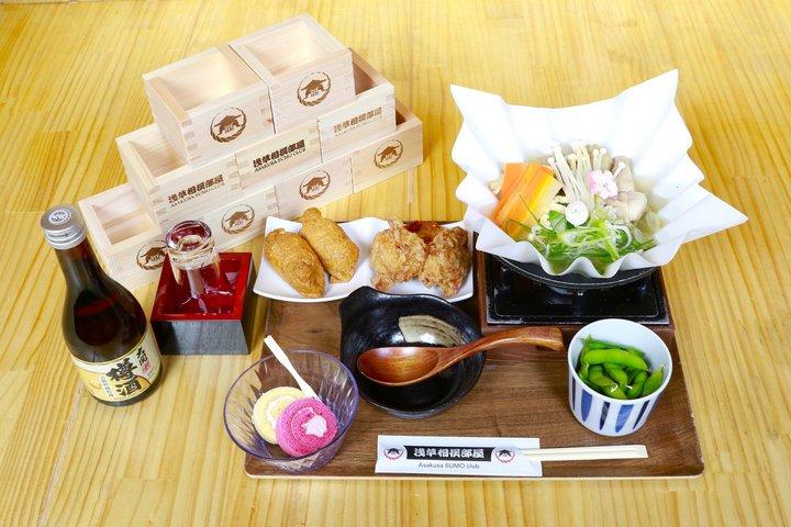 東京浅草相撲ショー浅草寺ツアーとちゃんこ鍋ランチ