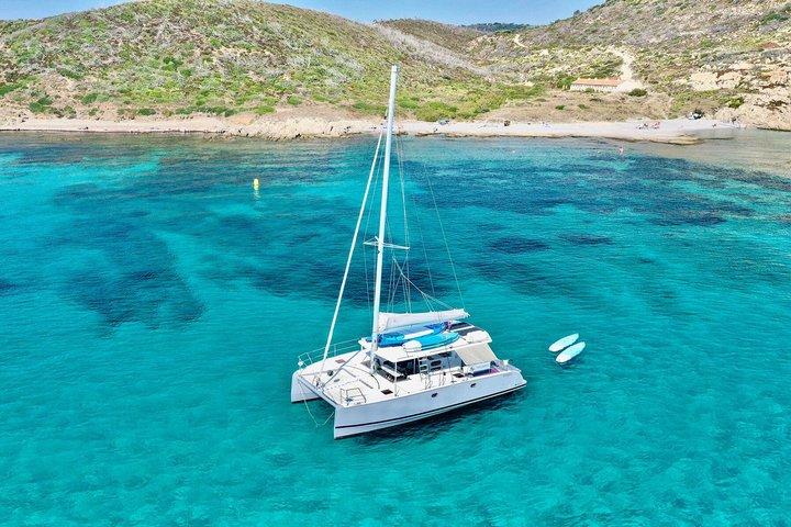 Half-day catamaran tour with paddleboarding