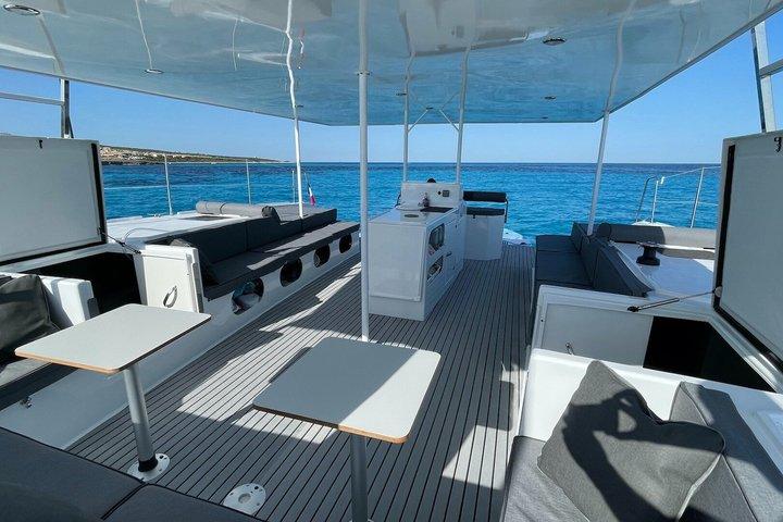 Half-day catamaran tour with paddleboarding