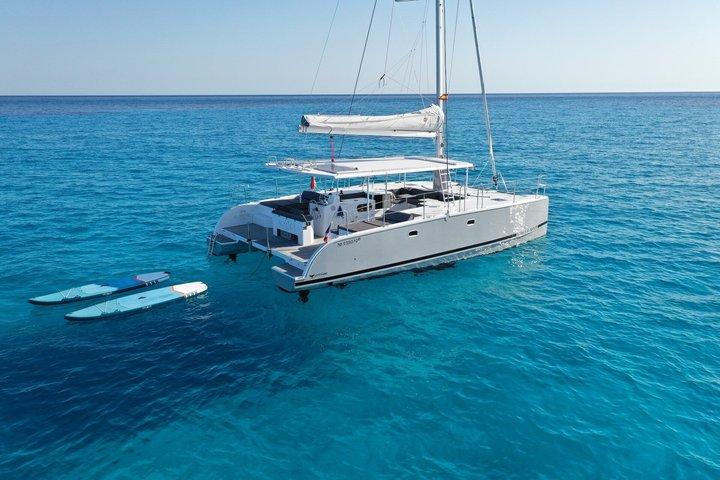 Half-day catamaran tour with paddleboarding