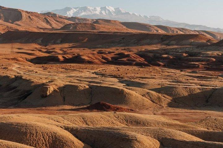 Marrakech: Privat Agafay-ökenquad & kameler med middagsshow