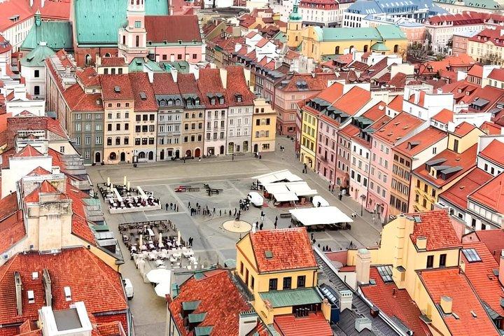 ワルシャワ旧市街と市内のハイライトウォーキングツアー ＋ お土産