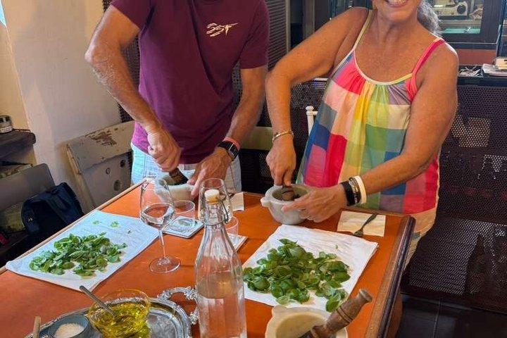 ヴェルナッツァ、チンクエ・テッレのペストとパスタ教室