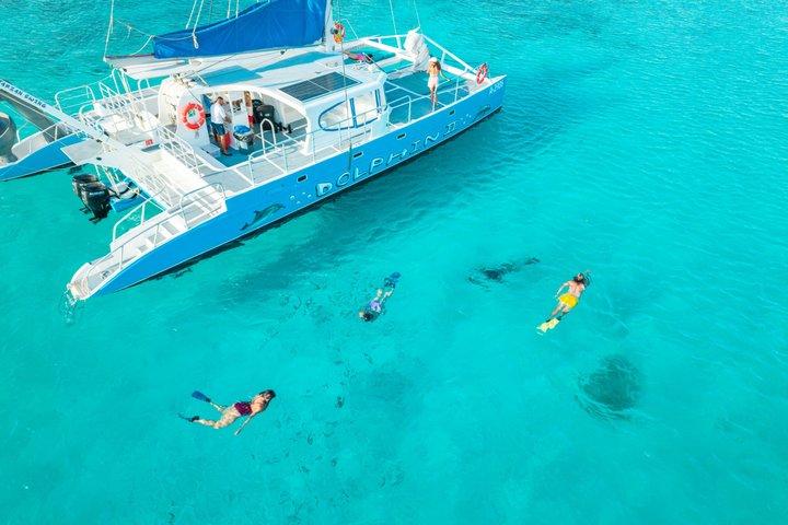 Dolphin Catamaran Snorkel and Sail with Open Bar