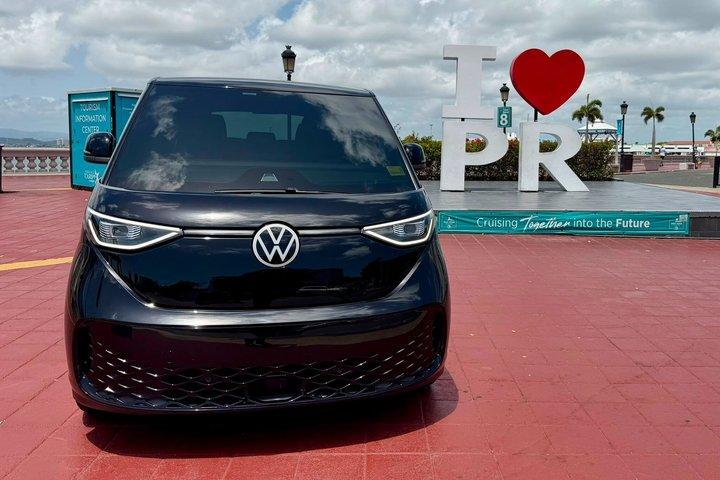 Puerto Rico Inselweite Transfers, VW Buzz Luxus-Minivan.