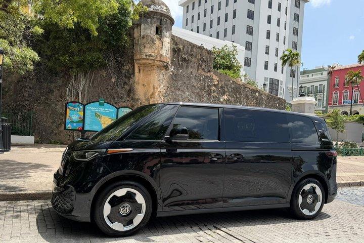 Puerto Rico Inselweite Transfers, VW Buzz Luxus-Minivan.
