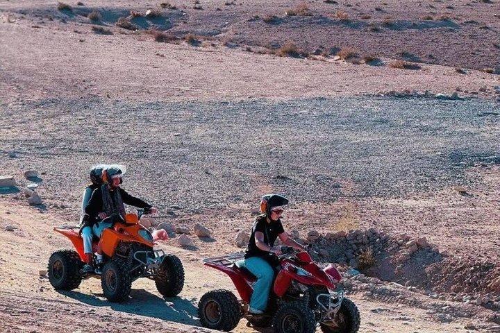 ラクダ乗りとクアッドバイク付きの砂漠の夜間ツアーとディナーショー