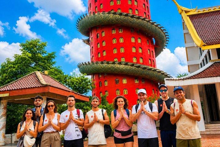 Privater Maeklong Eisenbahnmarkt, Schwimmender Markt & Drachentempel