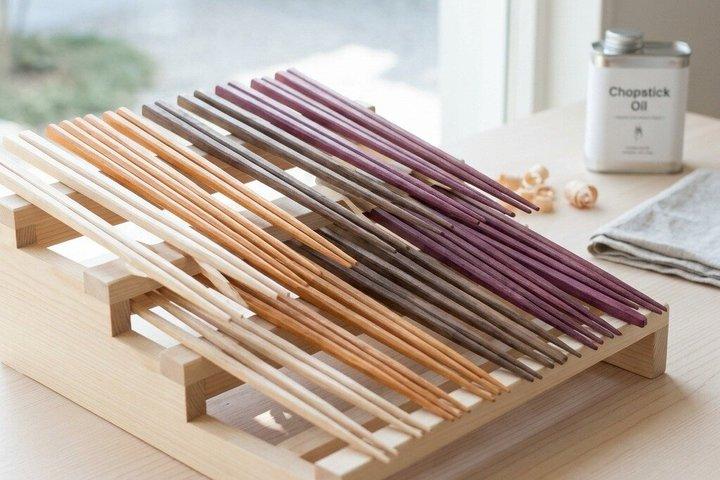 大阪で彫刻オプション付きの自分だけの箸作り